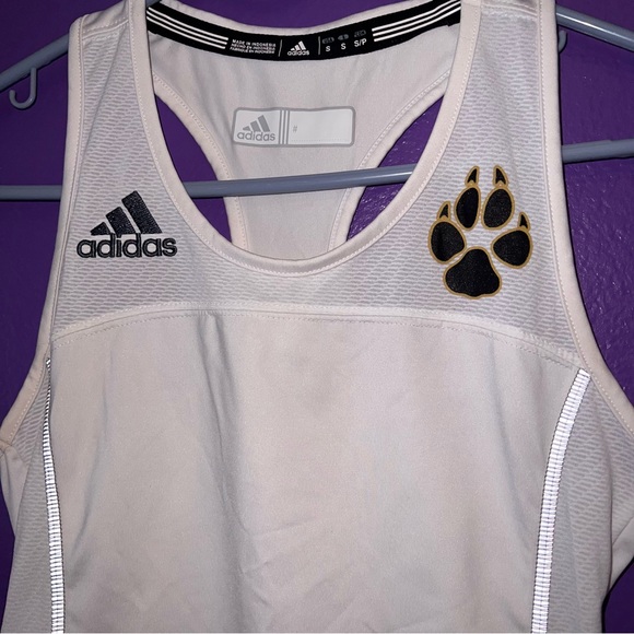 Adidas White Paw Print - Tank Top - Picture 2 of 4